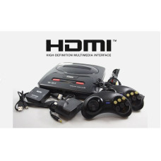 Sega Mega Drive Console (PAL) + Cords + 2x Controllers + HDMI